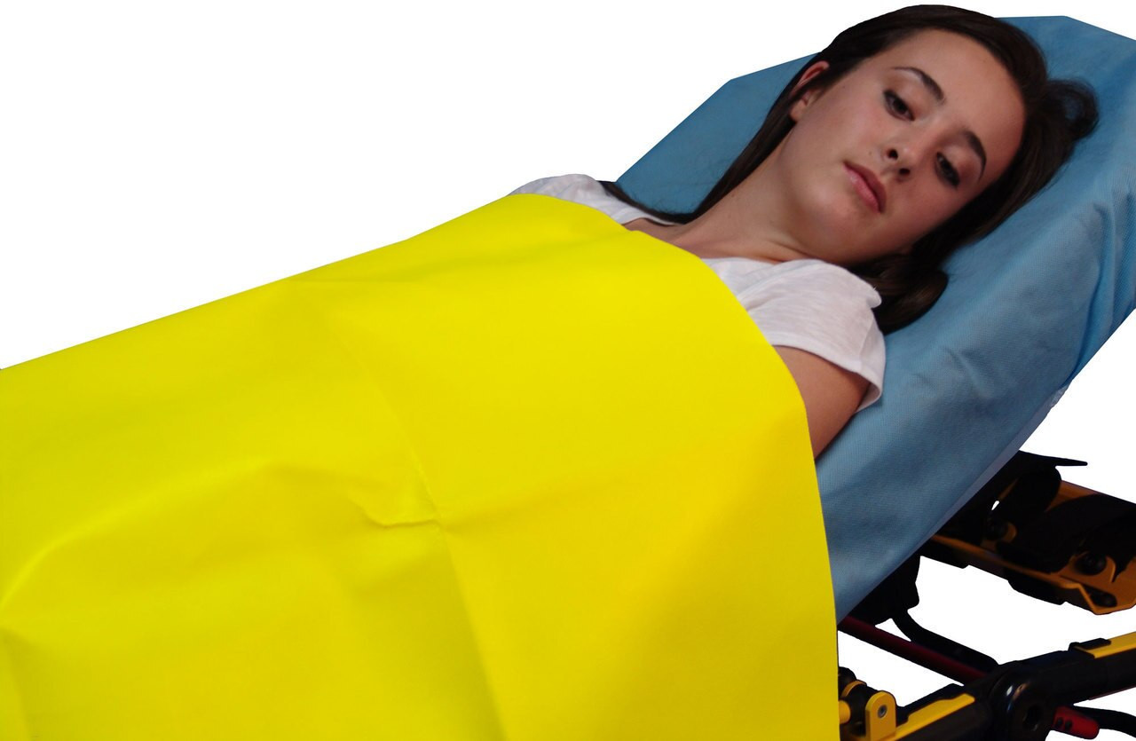 Yellow Disposable Emergency Blanket Live Action Safety