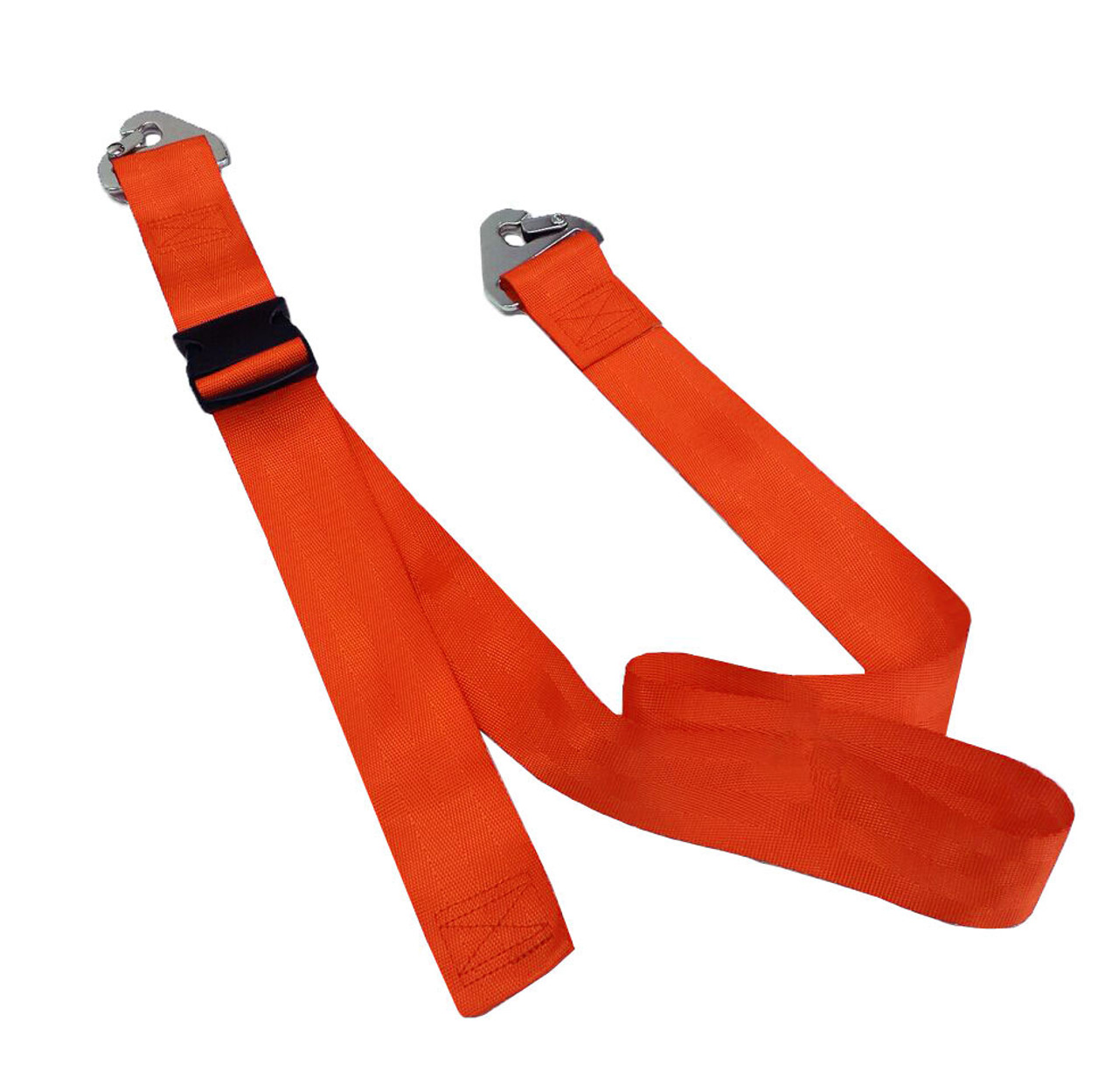 Nylon 2 pc. Plastic Buckle & Non-Swivel Clip Spineboard Strap - 5