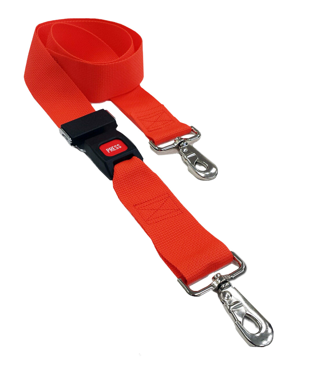Poly 2 pc. Metal Buckle & Speed Clip Spineboard Strap - 7