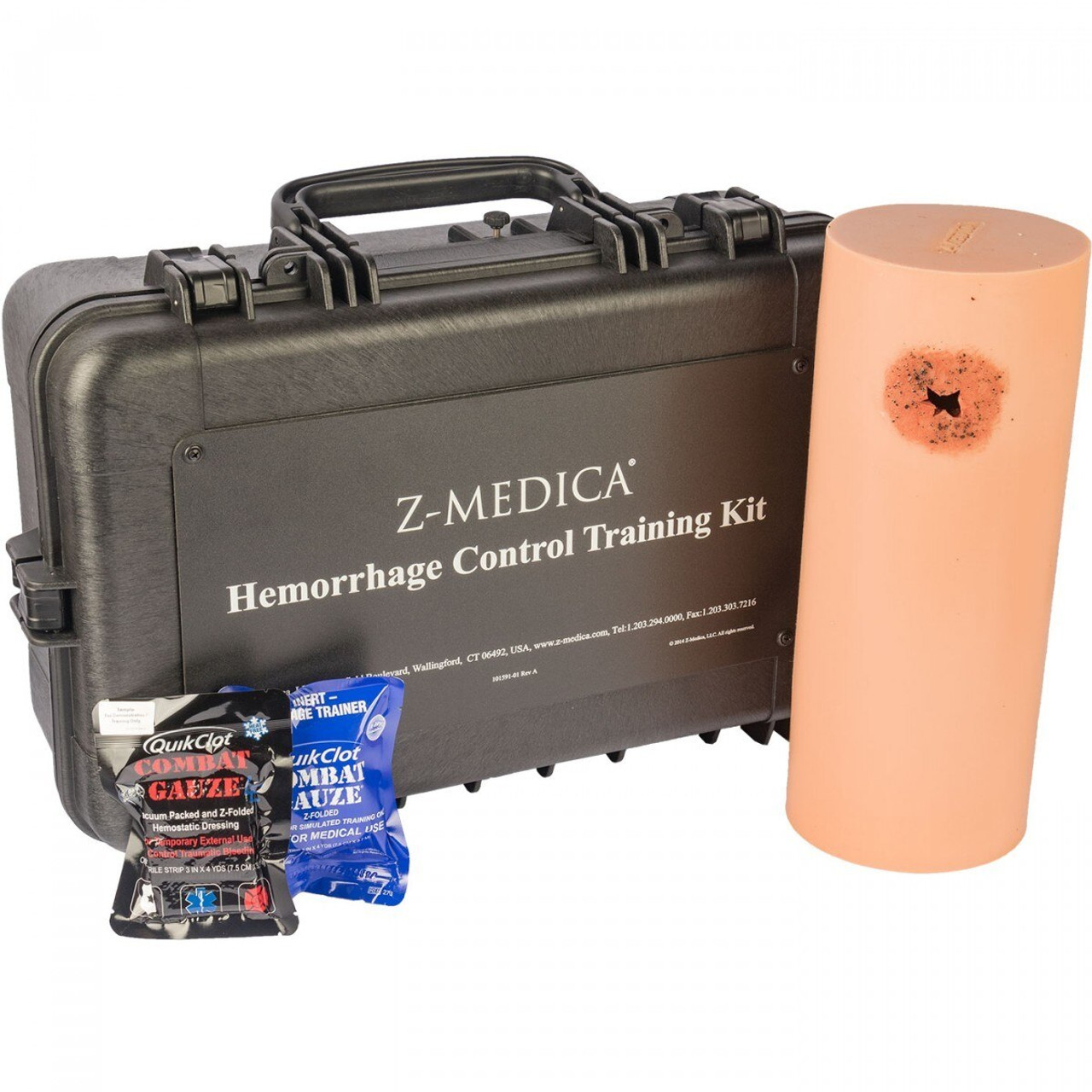 Z-Medica Hemorrhage Control Trainer (HCT) - Kit w/ QuikClot Gauze