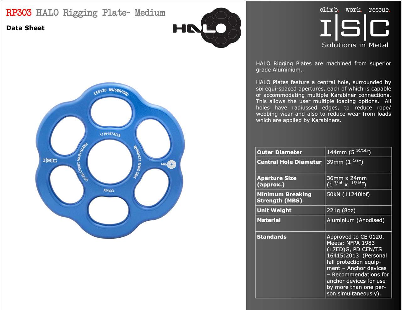 ISC Medium HALO Rigging Ring