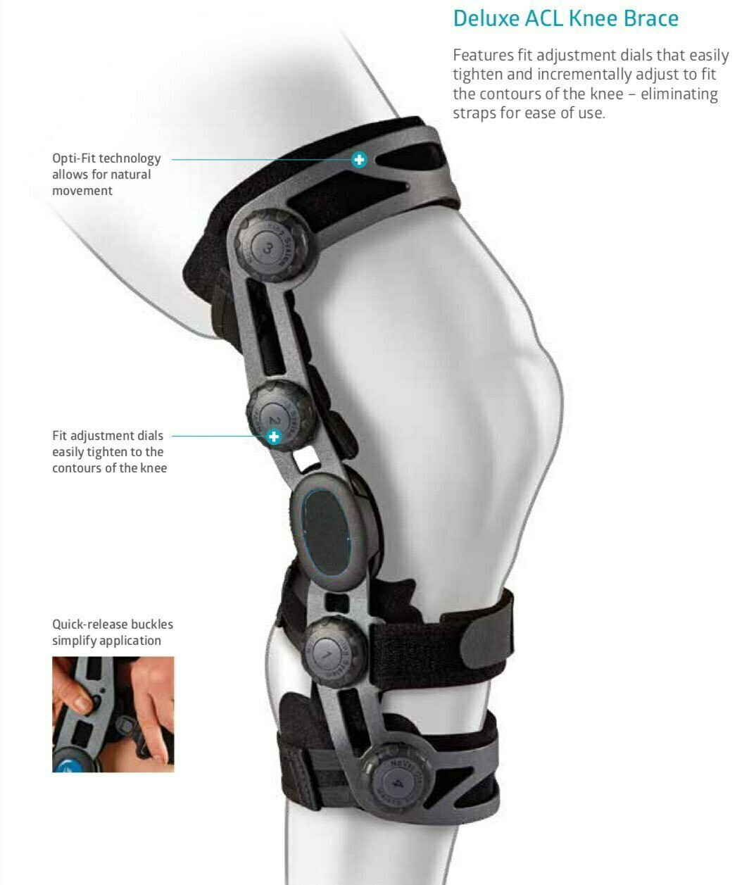 BLS ACLSセット Deluxe ACL Knee Brace | Live Action Safety
