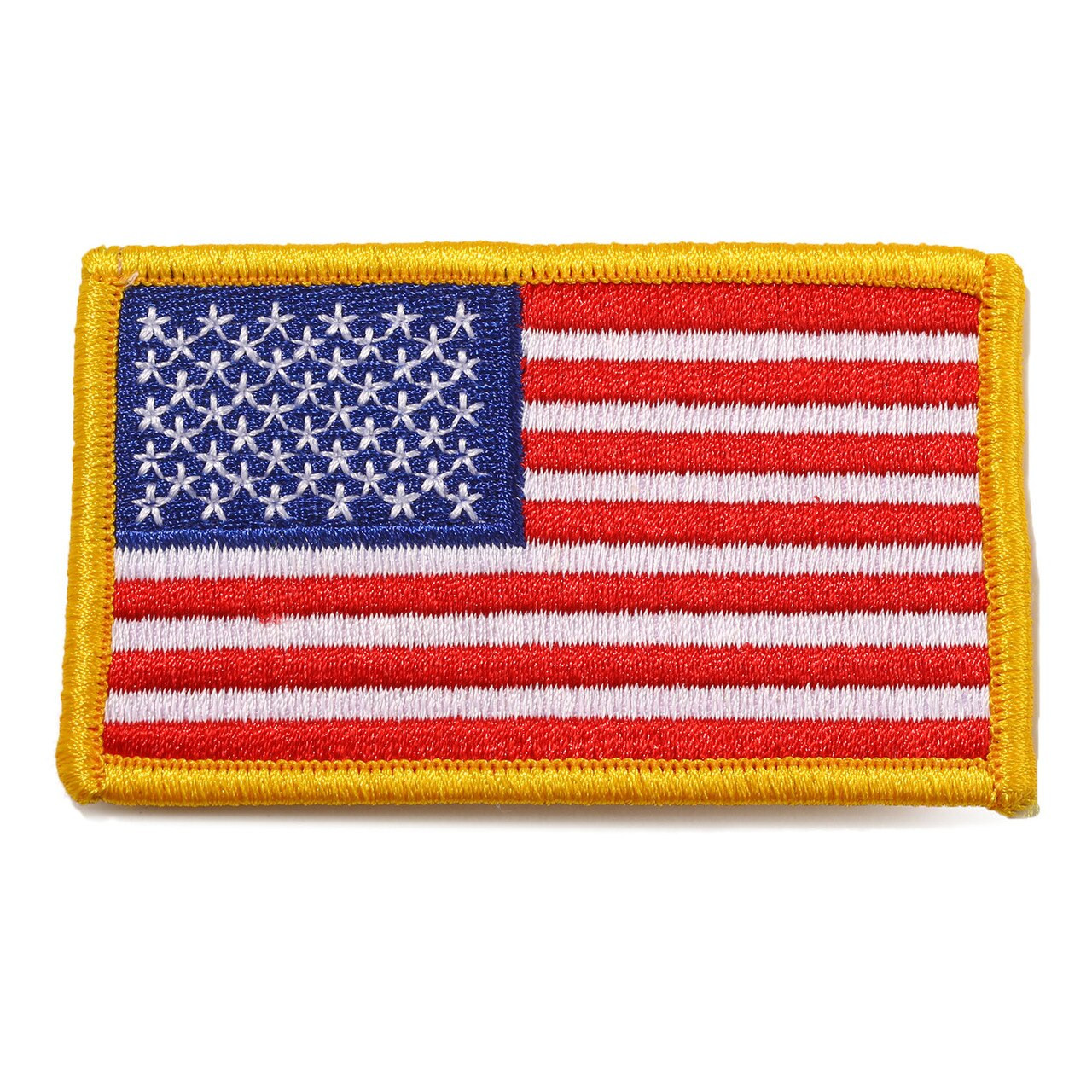 American Flag Patches, Choose Style, PVC Rubber, 2 x 3 w/ Velcro/Hook  backing