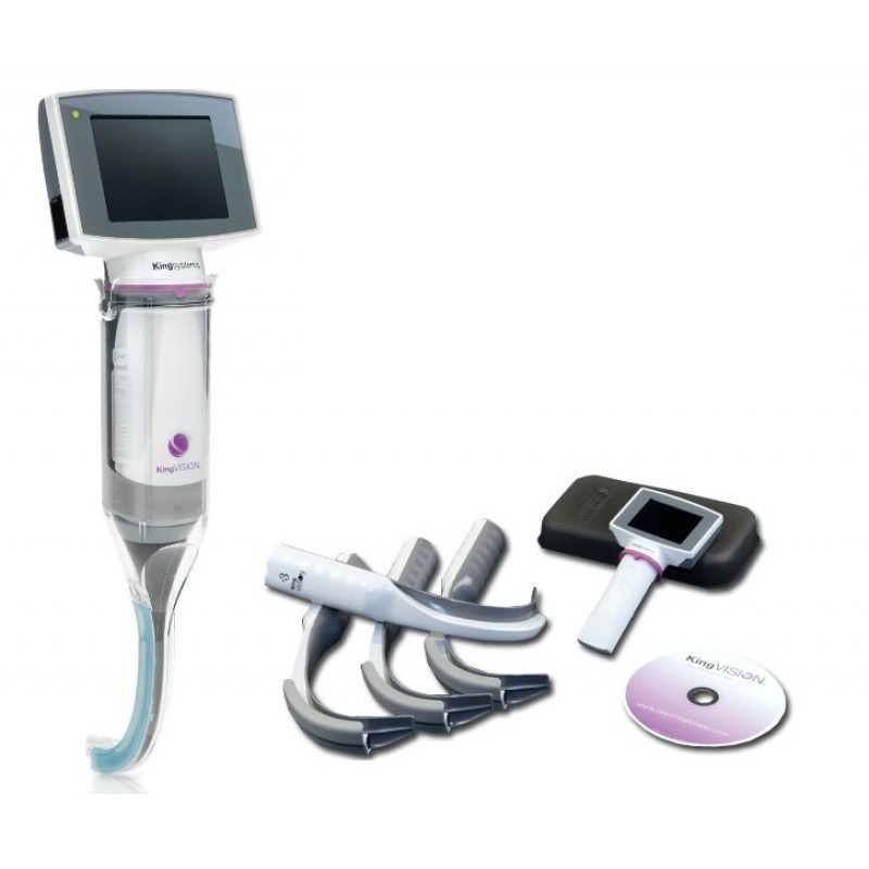 King Vision aBlade Video Laryngoscope Complete Kit Live Action Safety