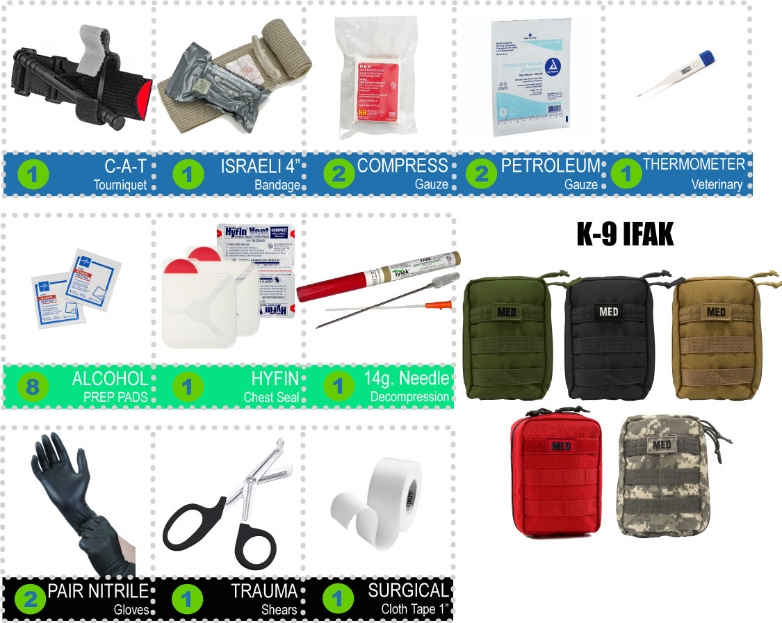 K-9 Handler IFAK - Full Kit | Live Action Safety
