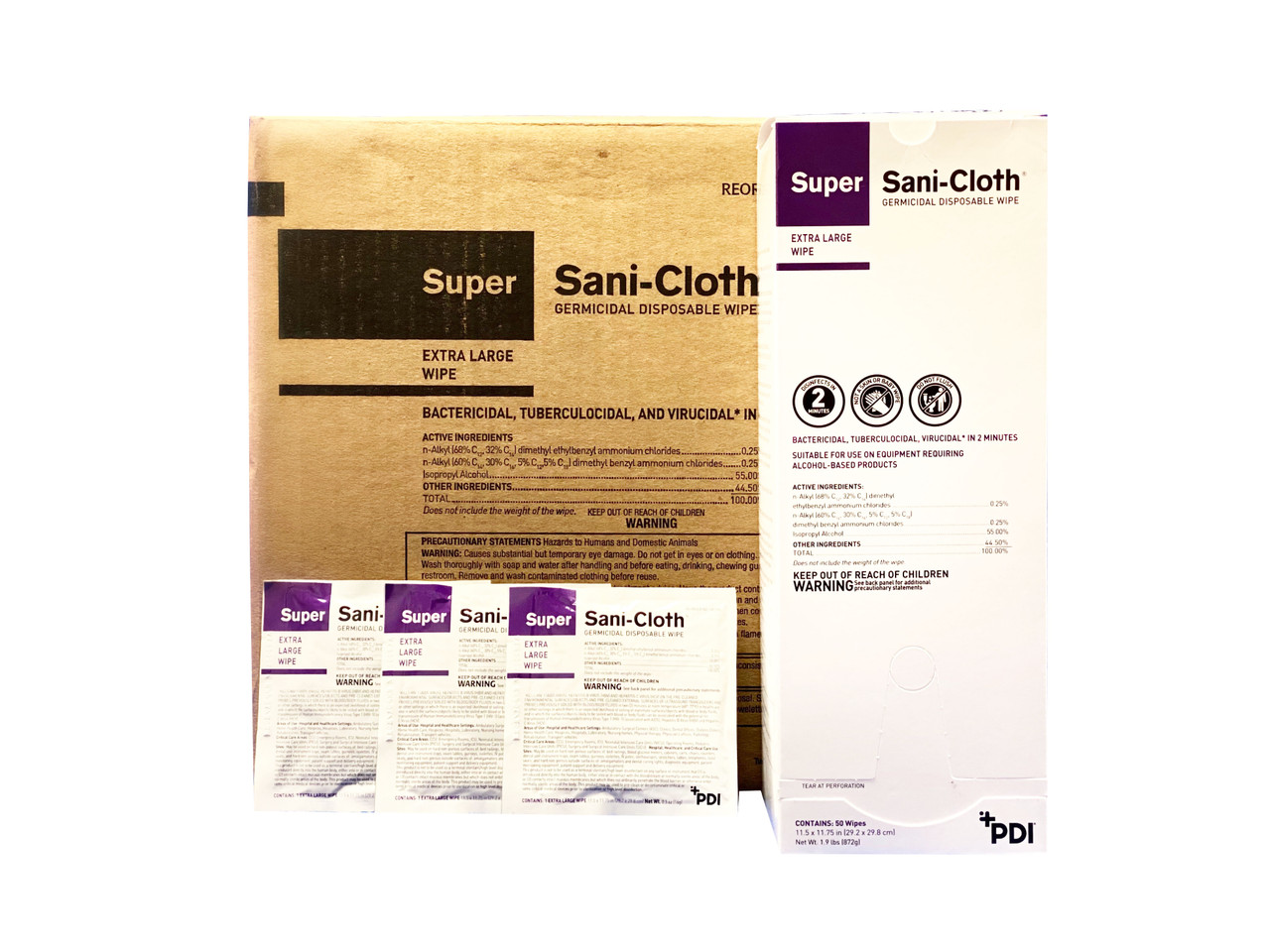 Pdi Super Sani Cloth Germicidal Disposable Wipe Live Action Safety