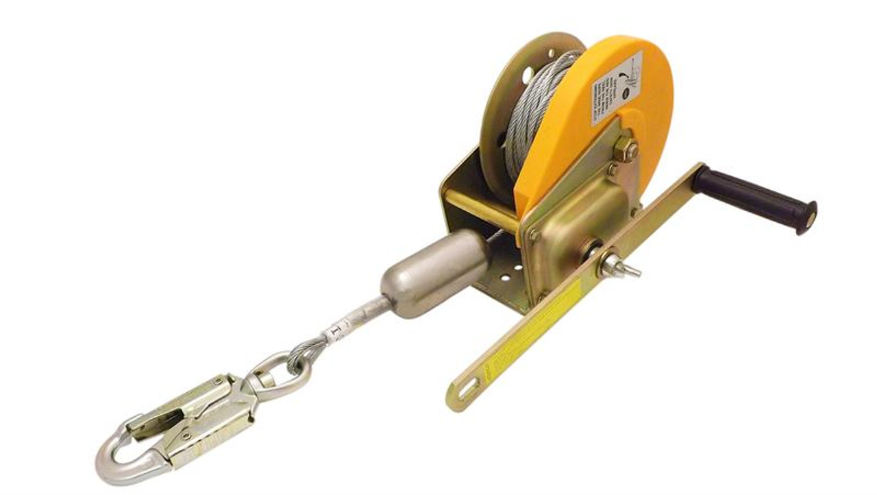 ISC Rescue Winch - 65' Galvanized Steel | Live Action Safety