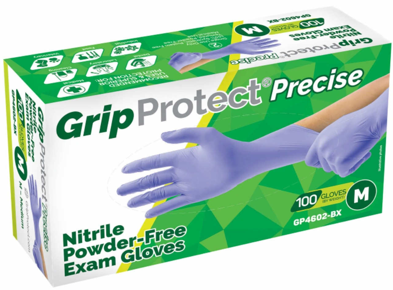 nitrile exam gloves latex free