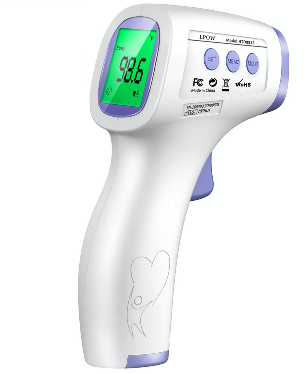 Hospital Surgical Forehead Thermometer Laser Scan Thermo Gun in Stock -  China Thermometer, Forehead Thermometer