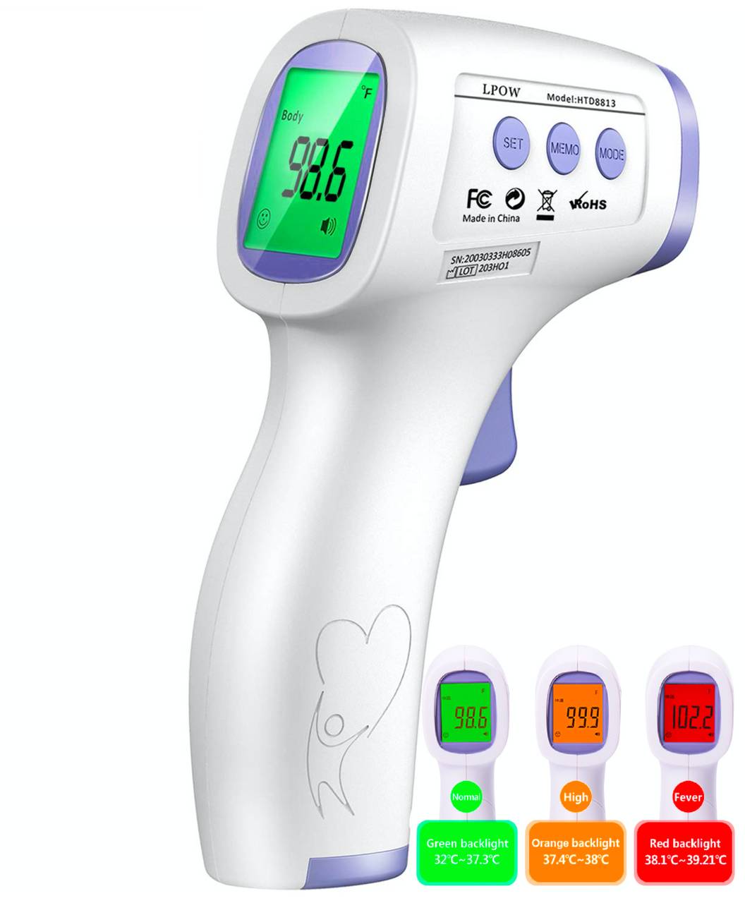 Infrared Non-contact Forehead Thermometer | Live Action Safety