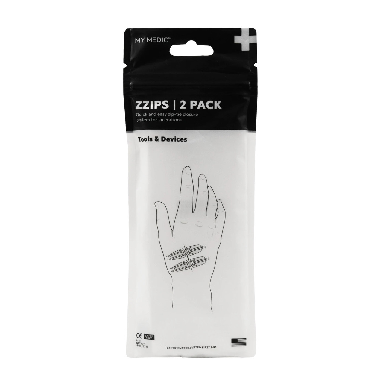 EMS ブイセラ ZZips Wound Closure Suture - 2 Pack | Live Action Safety