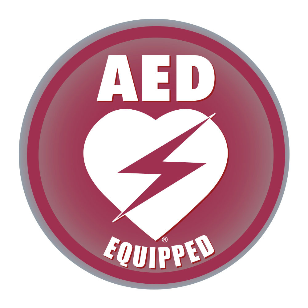 AED Awareness Window Wall Decal | Live Action Safety
