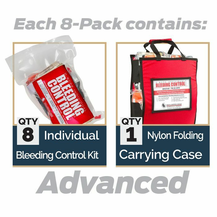 Clear Wall Mount Cabinet for Bleeding Control Kit | Live Action Safety