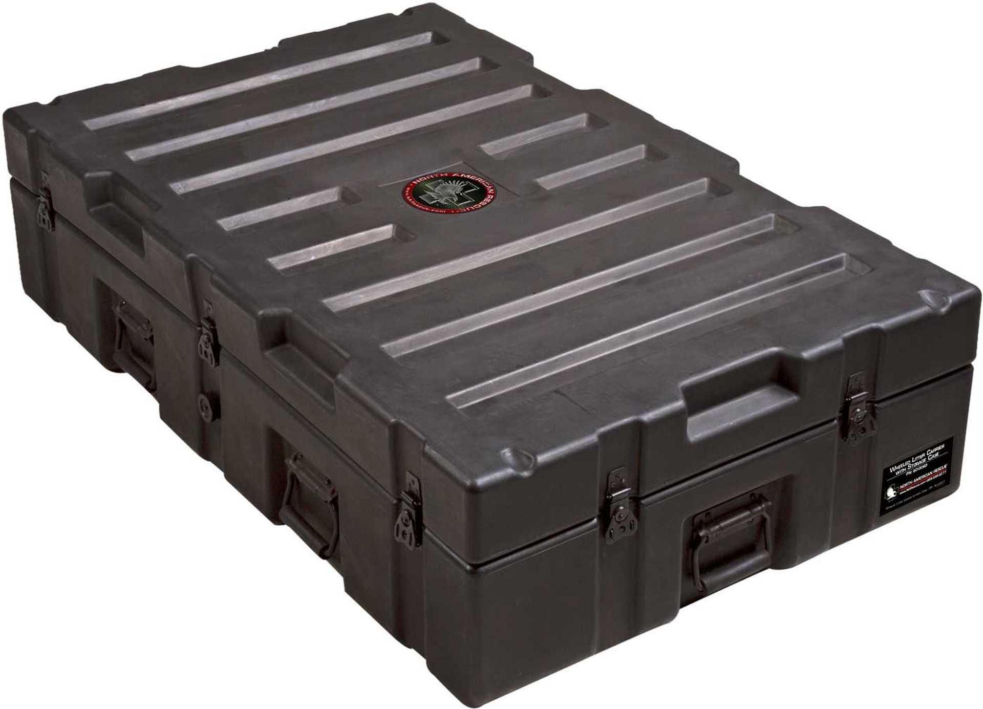 North American Rescue Wheeled Litter Carrier with Case Live Action Safety