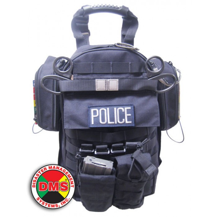 Law Enforcement LifePak Tactical Triage Ribbon Bag Live Action Safety