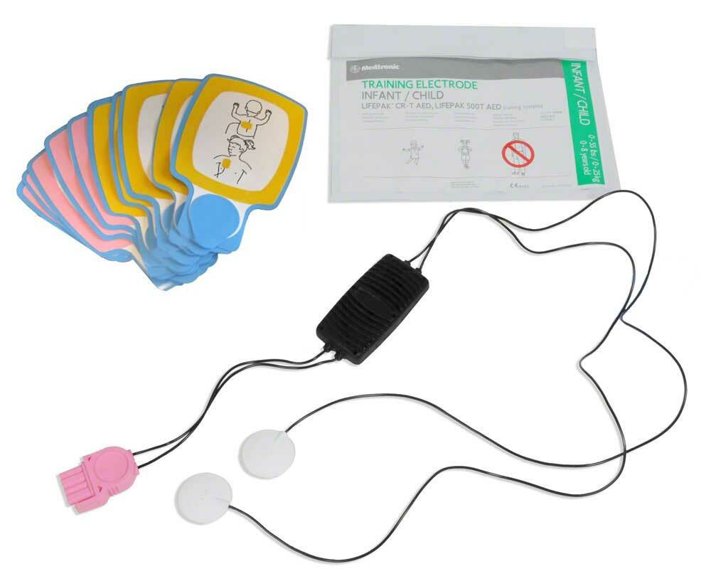 PhysioControl LIFEPAK CRT AED Training Quik Pak Pediatric Live