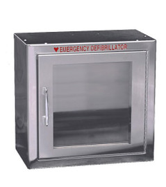 Standard Size Stainless Steel AED Wall Cabinet