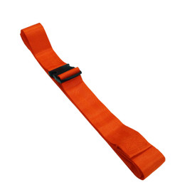 Nylon 1 pc. Plastic Buckle Spineboard Strap - 7' orange
