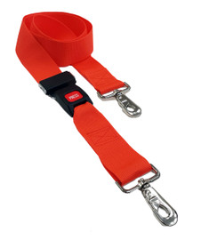 Poly 2 pc. Metal Buckle & Speed Clip Spineboard Strap - 5'