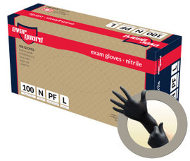 EverGuard Powder Free Nitrile Glove - Black