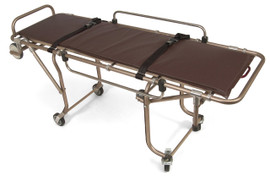 Junkin Mortuary Cot w/ Handrails - Oversize Single Person