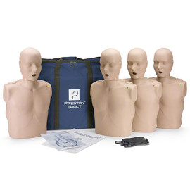 Prestan Manikin Medium Skin Tone with CPR Monitor (4 PACK) - Adult