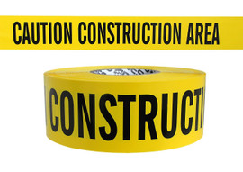 "Caution Construction Area" - Barricade Tape