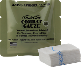 QuikClot Combat Gauze - Z Fold