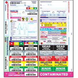 All Risk SALT Triage Training Tag - 50 Pack