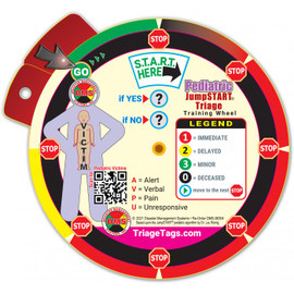 Pediatric JumpSTART Triage Training Wheel