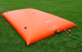 Grey Water Pillow Tank - Orange