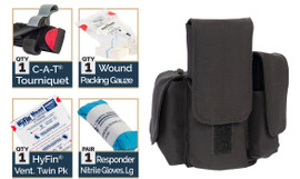 Every Day Carry (EDC) Ankle Trauma Kit Holster - Basic Kit