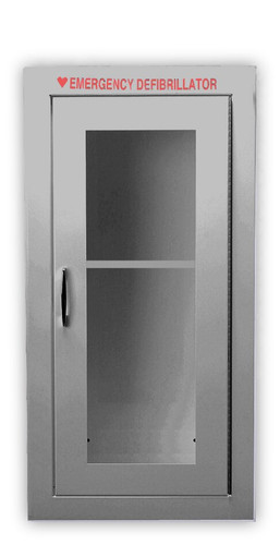 Tall Size Stainless Steel AED Wall Cabinet