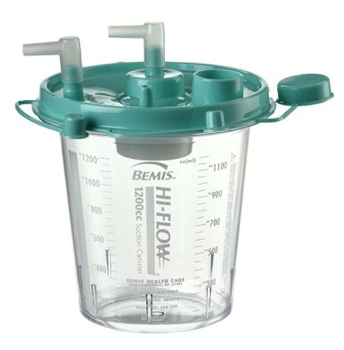 Bemis Hi-Flow Rigid Suction Canister - 1200cc