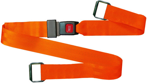 Nylon 2 pc. Metal Buckle & Metal Loop End Spineboard Strap - 5'