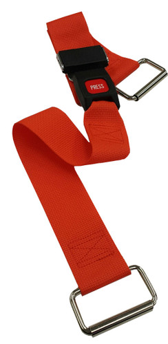 Poly 2 pc. Metal Buckle & Metal Loop End Spineboard Strap - 5'