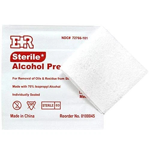 Sterile Isopropyl Alcohol Wipes