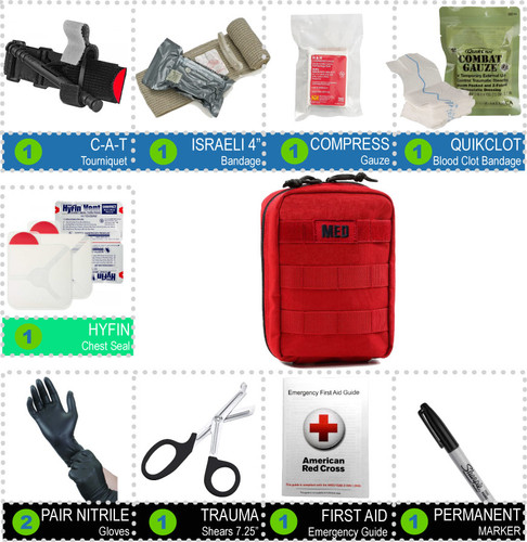 Public Access Bleeding Prevention Kit - ADVANCED PLUS what's included