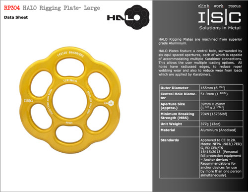 Rei Rigging Rings ISC Large HALO Rigging Ring | Live Action Safety