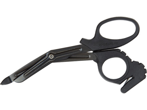 RipShears Mini RS-4 Trauma Shears With Compact Ripper - Black