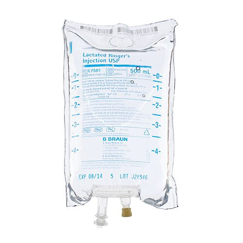B Braun Injection IV Solution Lactated Ringer 500ml Bags