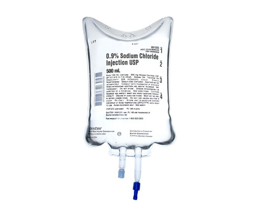 B Braun Injection IV Solution .9% Sodium Chloride 500ml Bags