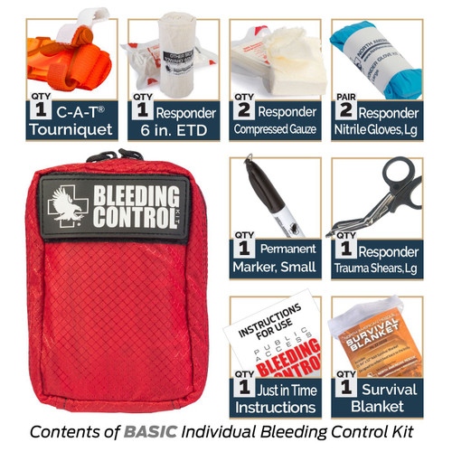 Public Access Bleeding Control 8-Pack - Nylon - Intermediate