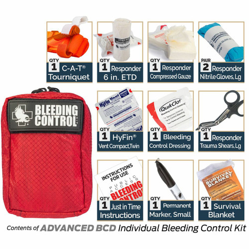 Public Access Bleeding Control 8-Pack - Nylon - Advanced BCD