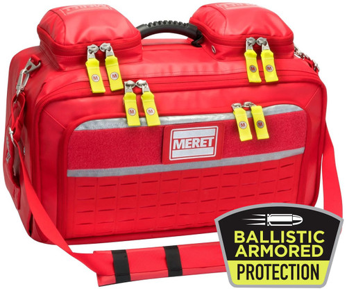Meret OMNI PRO X BLS/ALS Total System Bag - ICC - w/ Armor - Red