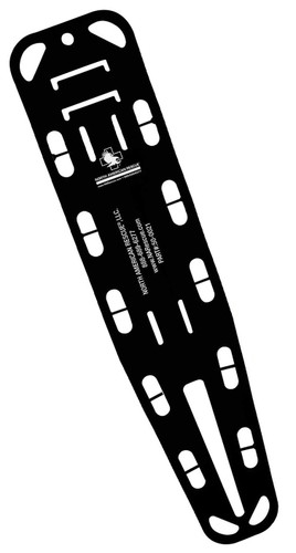 NAR Plastic Spineboard 16" with Offset Pins - Black