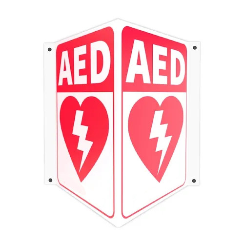 AED Awareness Wall Sign