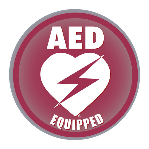 AED Awareness Window Wall Decal