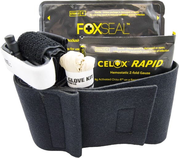 TacMed Ankle Tourniquet & Medical Holster Live Action Safety