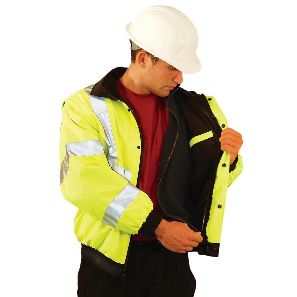 Occunomix Premium 4 in 1 Bomber Jacket Class III Live Action Safety